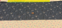 Halloween * Moons & Trees on Blue/Gray * Studio E * 100% Cotton * 8″ x 21″