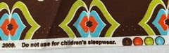 2009 Graphic Print Fabric Bolt, Cotton, 9+ yards