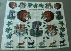 VIP fabric applique PANEL WILDLIIFE SAFARI animals ZEBRA LION TIGER ELEPHANT