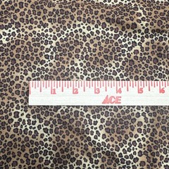Cheetah Leopard Print Cotton Quilting Weight Fabric BTHalfY #36