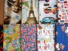 50 Seasonal NOVELTY Movies TV Shows Fat Eighth Running 8th Quilt Fabric Scrap