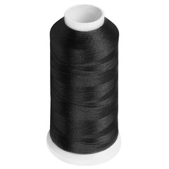 Desirable Life Bonded Nylon N66 Sewing Thread 1100 Yards Size T90 #92, Black