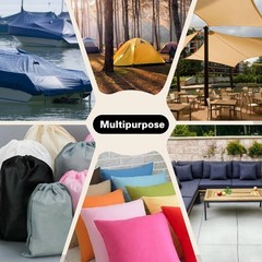 Anminy 100 Waterproof Outdoor Fabric 5 Yards 58 W 600D Marine Canvas Fabric Pvc