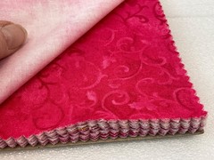 10 Karat Mini Gems Wilmington 24 ct Pinking of You Layer Cake Fabric Q510-11-510