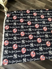 Fleece Fabric NY Yankees New York MLB Baseball 62 Inches Wide x 1.3 Yards