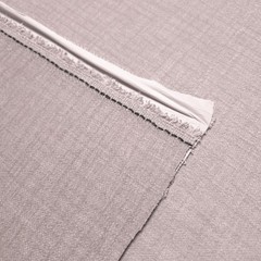 Oatmeal Taupe Woven Chenille Upholstery 56″ BY THE YARD Stabilized Backing