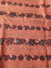 3 Yards VtG 100% Cotton Fabric Lavender Purple Blue Pink Floral Manes Org