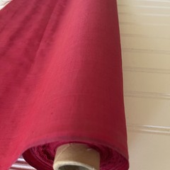 SILK Red-Pink , FABRIC 10 Yards x 21 Inches Wide or 360 Inches x 21 Wide