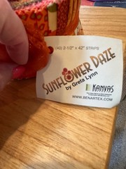 Benartex Sunflower Daze Fabric Jelly Roll by Kanvas Studios