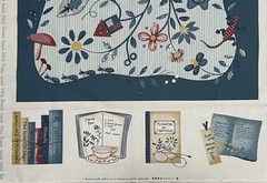 AMERICAN COUNTRY COLLECTION by LECIEN WILDFLOWERS Fabric Panel Printed in Japan