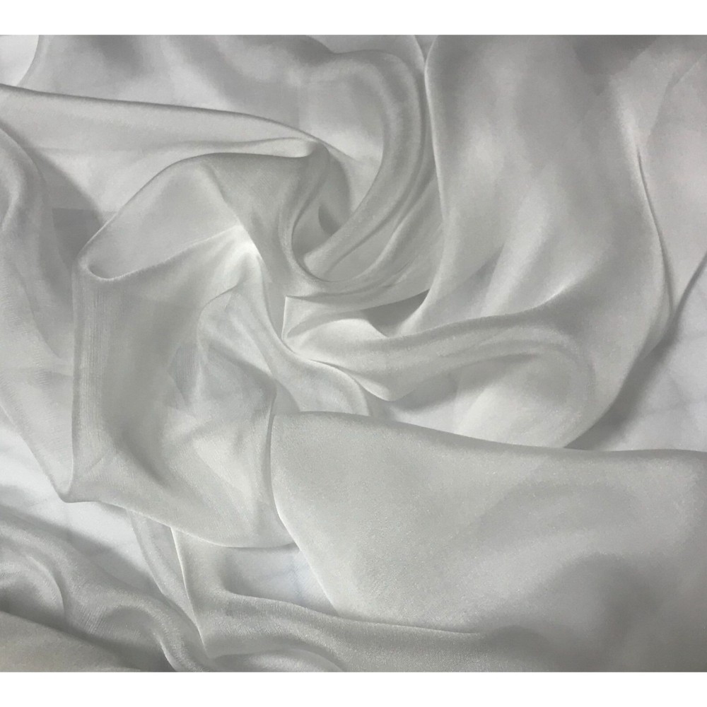 WHITE – Soft Silk Organza Fabric