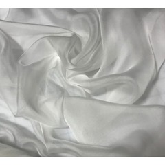 WHITE – Soft Silk Organza Fabric