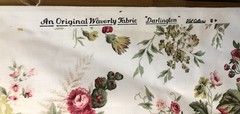 Waverly Original “Darlington” Scotch guard Floral Fabric 3.5 Yards Cottagecore