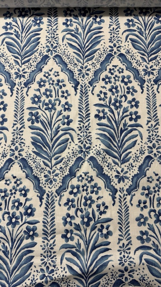 Fabricut henna Flowers larkspur