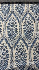 Fabricut henna Flowers larkspur