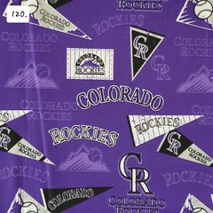 Sports Cotton Fabric by the ½ yard- Baseball Teams