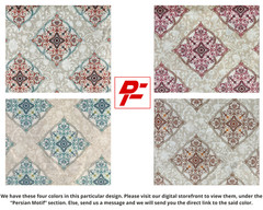 Persian Damask Motif Fabric, 140cm Wide, Upholstery Window Craft, Sold by Yard