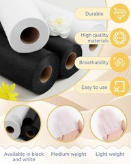 17in x 30yd Medium Weight Non-Woven Interfacing Fabric – Fusible & Durable