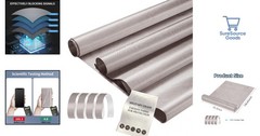 196″ x 43″ Faraday Fabric for DIY Signal Protection and Data Theft Prevention