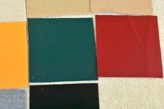 10 Pieces, 6″ x 6″ Wool Squares, 100% Wool, P02