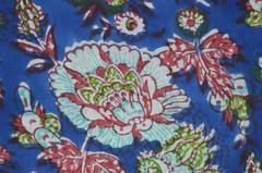 10 Yard Hand Block New Print Fabric 100%Cotton NO TARRIF CHARGES 100%✅ ZK_130