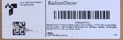 RadiantDecor Premium Black Suede Fabric Wrap-17 X 70-NEW IN ORIGINAL BOX