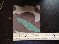Camo Fabric 4″ Squares 160 Hand-cut from Army Fatigues Please Read Description