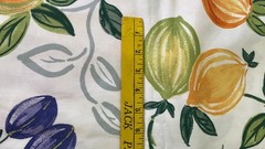 Robert Allen Decorator Home Fabric Fruit Print 54″ Wide x 2yds+ 21″ Cotton