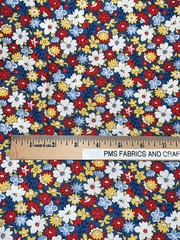 Moda 30s Playtime 100% cotton fabric LAST YARD 36×44 Floral Flowers 23370 18
