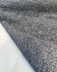 Dreamy Blue Steel Textured Boucle Performance Upholstery Fabric By The Yard