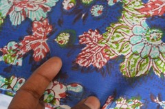 10 Yard Hand Block New Print Fabric 100%Cotton NO TARRIF CHARGES 100%✅ ZK_130
