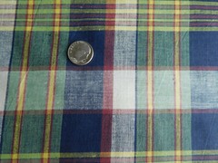 choice U Pick WOVEN PLAID cotton quilting FABRIC pieces 1 to 3 1/2 yards