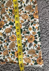 Vintage MCM Floral Cotton Fabric 90×41 Inches 2.5 Yards Sewing Crafts Quilting