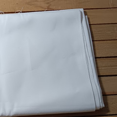 Sewing Fabric Pure White Poplin or Light Weight Canvas .75 yd x 44″