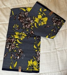 Ankara/Kitenge Fabric from Tanzania, 6 Yards of African Wax Print, 100% cotton