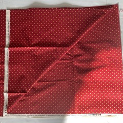 Moda Fabric Red Foulard Yellow Leaf/Fire Flames “Lorraine” American Jane 75×45”