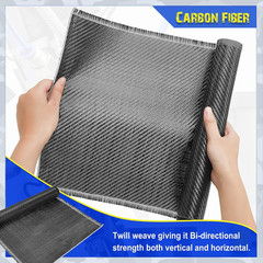 Rollos de tela de fibra de carbono para refuerzo estructural en autos y paredes