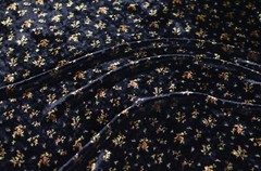 2.8 yd/ Vintage Mulberry Silk Velvet Devore Fabric Luxury Uzbek Oriental Textile