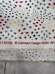 Cotton Fabric Foot Paw Prints Multicolor 2.33 Yards 44″ Wide Camelot Designs