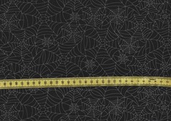 1/2 Metre Spider Webs, Spooky Halloween Fabric, Patchwork/Quilting