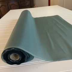 SILK GREEN , FABRIC 10 Yards x 22 Inches Wide or 360 Inches x 22 Wide