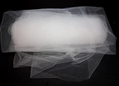 White Tulle Mesh Net Fabric 9 yards x 54″ wide