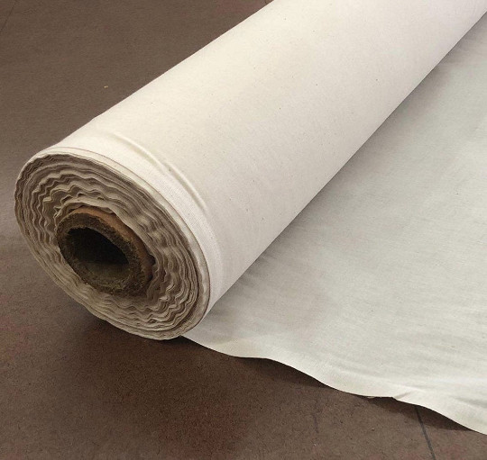 120″ Wide Natural 100% Cotton Muslin Fabric/Textile Unbleached Draping Fabric