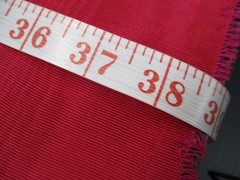 Moire Faille Fabric Remnant Cranberry Red Cotton Acetate 61″ W x 70″L x 80″L