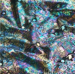 Korean Traditional Jagae Foil Finishing Patterned Fabric made in Korea BTHY
