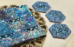 Korean Traditional Jagae Foil Finishing Patterned Fabric made in Korea BTHY