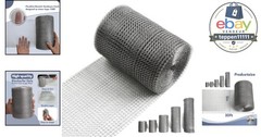 304 Stainless Steel Wire Mesh Roll, Flexible Metal Mesh for Garden Use