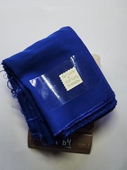 Royal Blue Twill Sewing Fabric 56″w X 3yds Clothing Drapery Quilt Rayon Vintage