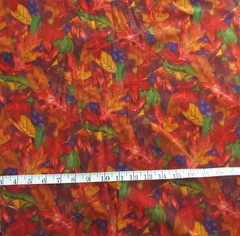 1 yd Flannel Fabric “Possibilities” by Avlyn Inc, Autumn Leaves