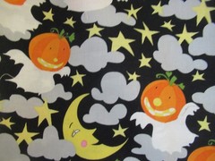 Westminster Fibers ” PUMPKINS GHOST MOON STARS” VTG RARE SZ 25″X44″ NEW
